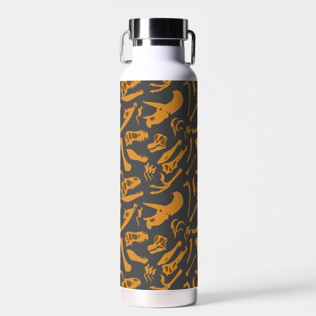 Dinosaurierknochen (grau) trinkflasche (Vorne)
