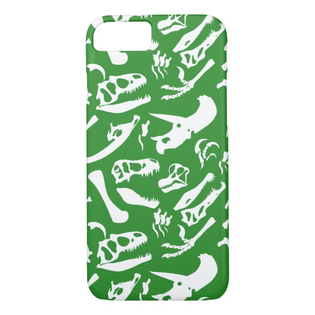Dinosaurierknochen (grün) Case-Mate iPhone hülle (Rückseite)