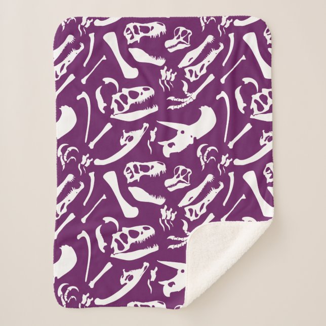Dinosaurierknochen (Lila) Sherpadecke (Vorderseite)