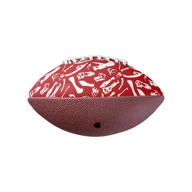 Dinosaurierknochen (rot) football (Gedreht 270)