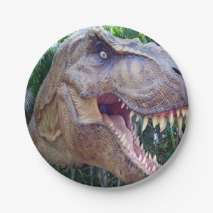Dinosaurierpapier-Teller Pappteller