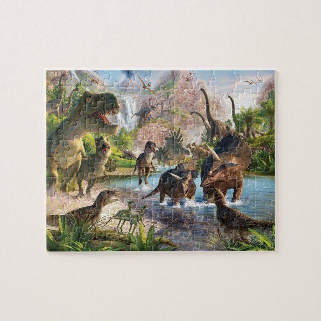 Dinosaurierszene (Horizontal)