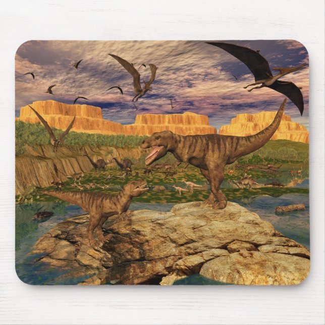 Dinosauriertal mousepad (Vorne)