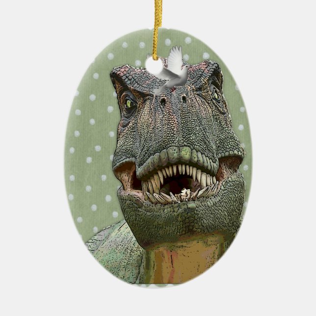 DinosaurierTyrannosaurus rex Keramik Ornament (Vorne)