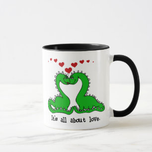Dinosauriervalentine-Liebe Tasse