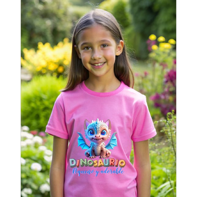Dinosaurio pequeño y adorable   T-Shirt (Dinosaurio travieso)