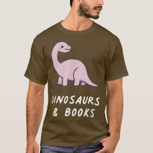 Dinosaurs & Books Kawaii Lover Anime Pastel Goth A T-Shirt