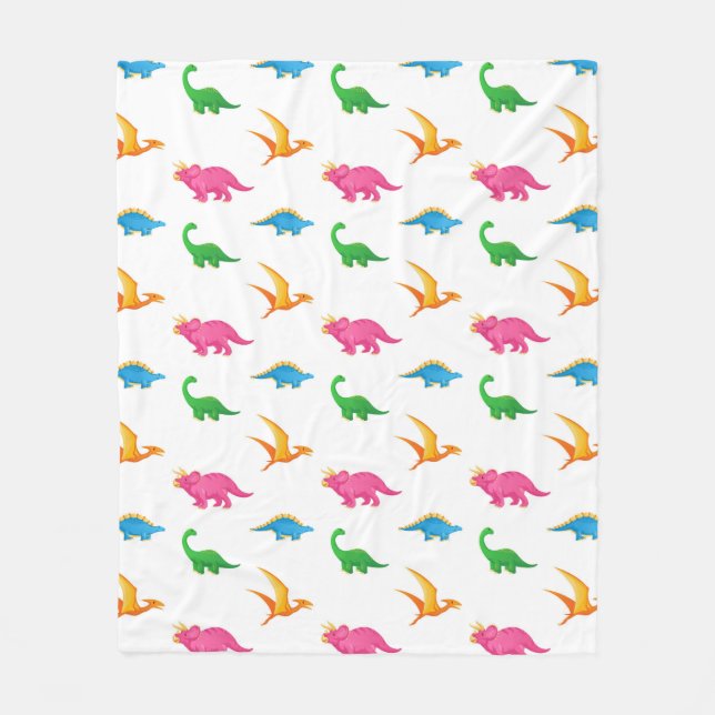 DINOSAURS FLEECEDECKE (Vorderseite)