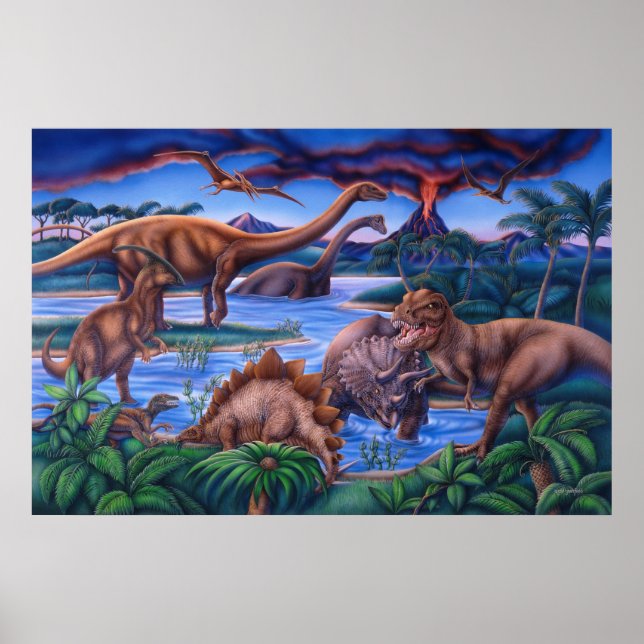 Dinosaurs poster (Vorne)