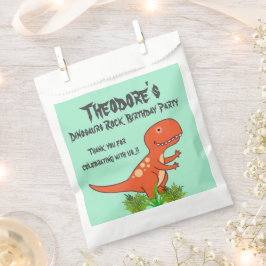 Dinosaurs Rock Birthday Party Geschenktütchen