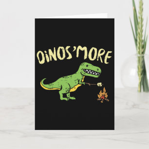 Dinosmore Lustiger Dino Smore Camping Dinosaur Cam Karte