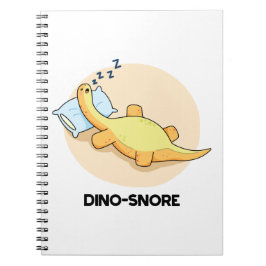 Dinosnore Funny Sleeping Dinosaurier Pun Notizblock