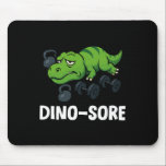 Dinosore Funny T-rex Gym Workout  Mousepad<br><div class="desc">Dinosore Funny T-rex Gym Workout</div>