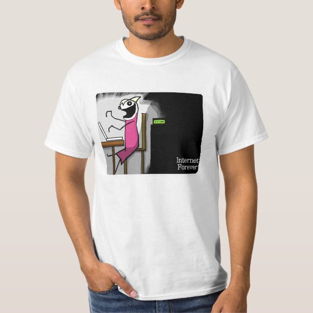 D'Internet T-shirt pour toujours (Devant)