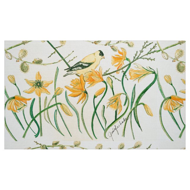 Dioden und Goldfinch-Stoffe Stoff (Fat Quarter (45,7 x 55,9 cm))