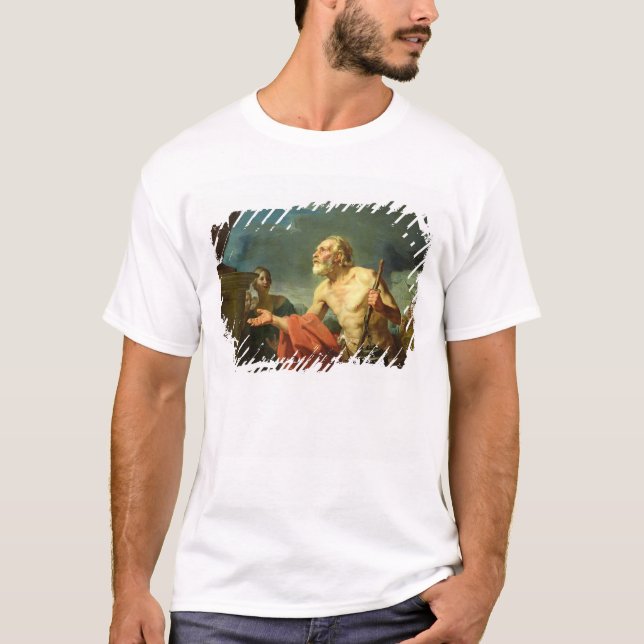 Diogenes, der für Almosen, 1767 fragt T-Shirt (Vorderseite)