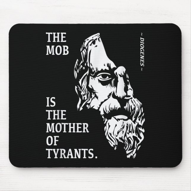 Diogenes Stoic Philosopher Antiker Griechischer We Mousepad (Vorne)