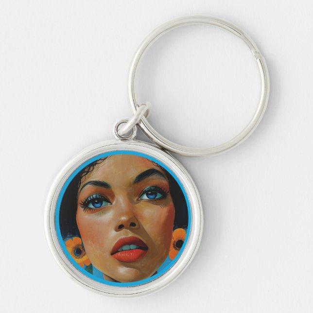Dionne von KAB Premium Round Schlüsselanhänger (Vorne)