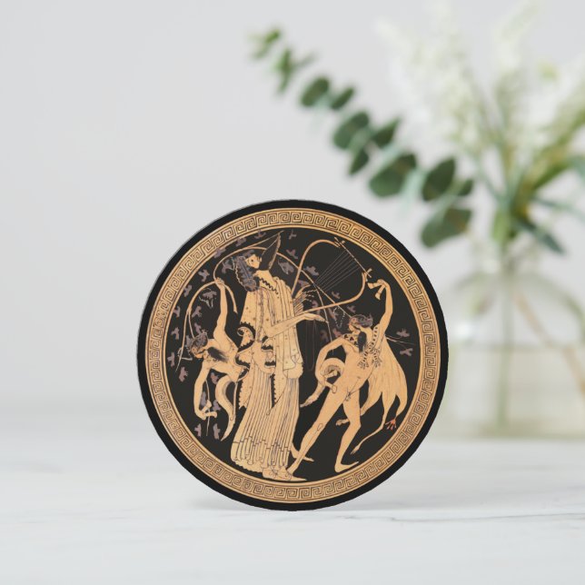 Dionysos et Satyrs Invitations (Debout devant)
