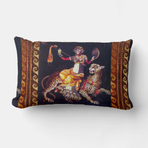 DIONYSOS MIT EINER SPEAR REITENDEN LEOPARD-griechi Lendenkissen
