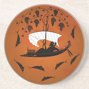 Dionysus et les dessous de verre de dauphins