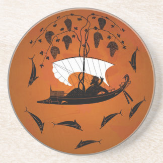 Dionysus et les dessous de verre de dauphins