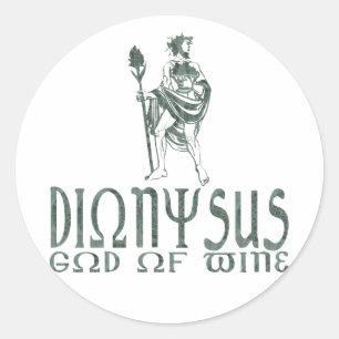 Dionysus Runder Aufkleber
