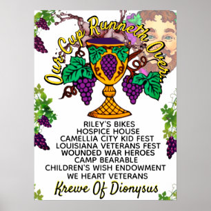 Dionysus Schale Runneth über 2 Plakat KOD