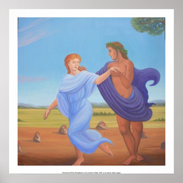 Dionysus und Kore Poster (Vorne)