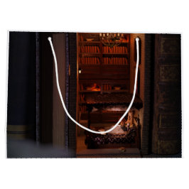 Diorama-Lesestudium im Minibuch Große Geschenktüte