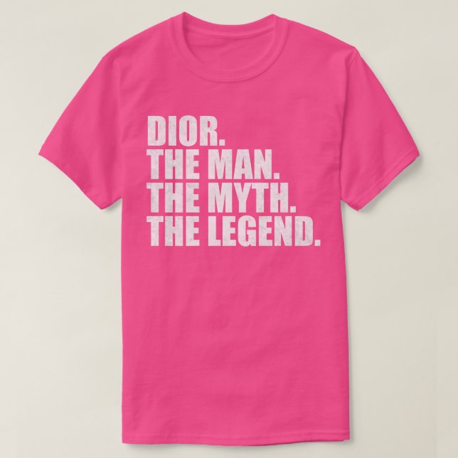 DiorDior Name Dior Vorname T-Shirt (Design vorne)