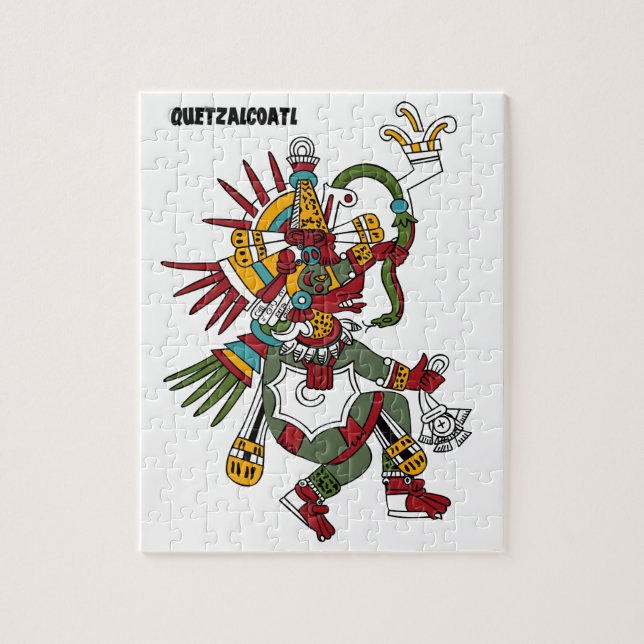 Dios Azteca  Quetzalcóatl (Vertikal)