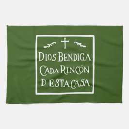 Dios bendiga cada rincon geschirrtuch