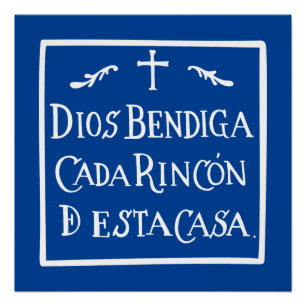 Dios bendiga cada rincon poster