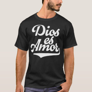 Dios Es Amor Christliche katholische Botschaft in T-Shirt
