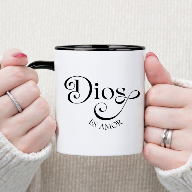 Dios Es Amor Spanische Tasse für Christlichen Kaff (Von Creator hochgeladen)