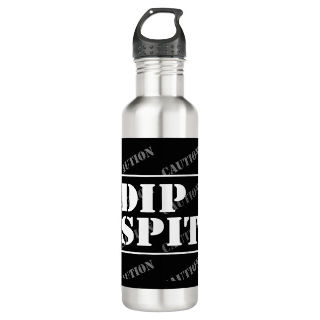 DIP-SPIT-FLASCHE ZUR BEKÄMPFUNG DER WASSERFLASCHE EDELSTAHLFLASCHE (Vorderseite)
