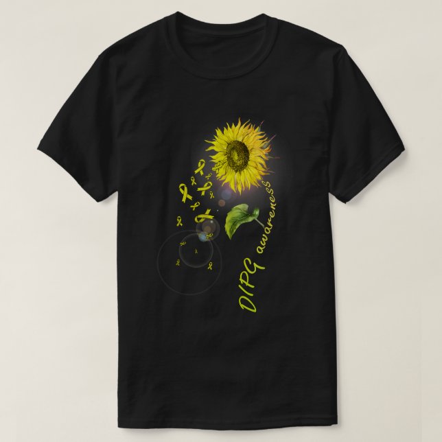 DIPG Awareness Sonnenblume T-Shirt (Design vorne)