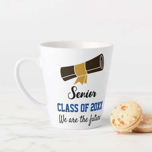 Diplom für die letzte Tasse des Graduates (Beispiel)