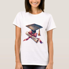 Diplom für weibliche Kleidung T-Shirt