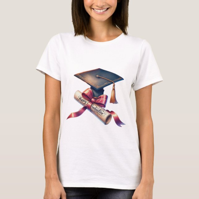 Diplom für weibliche Kleidung T-Shirt (Vorderseite)