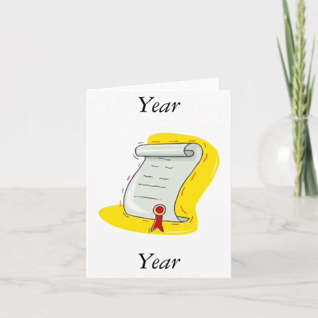 Diplom Karte (Vorderseite)