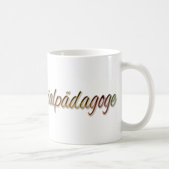 Diplom-Sozialpädagoge Kaffeetasse (Rechts)