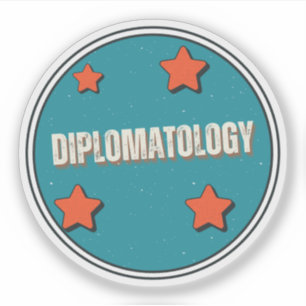 Diplomatologie Aufkleber