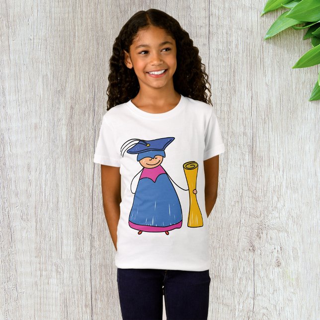 Diplômé Avec Un Diplôme Filles T-shirt (Créateur téléchargé)