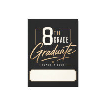 Diplômé de 8e année 2026 Toile personnalisée avec