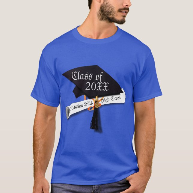 Diplôme de Casquette de deuxième année T-shirt (Devant)