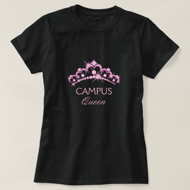 Diplômé de T-shirt de princesse Glam de diadème de (Design devant)