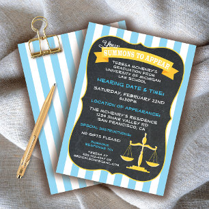 Diplôme d'études de droit Invitation à comparaître