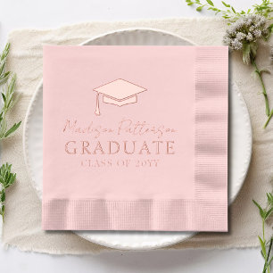 Diplôme d'études Élégant Nom personnalisé Diplômé